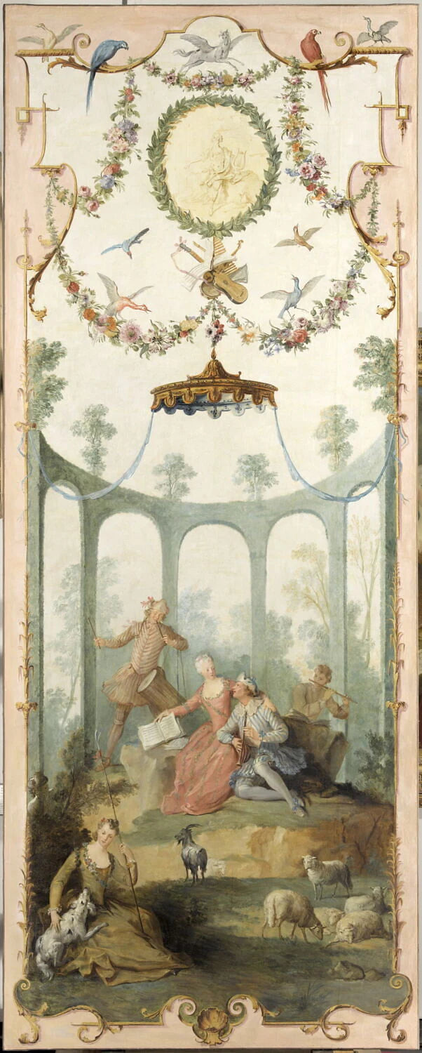 Les Divertissements champêtres : La Musique - Jean-Baptiste Oudry