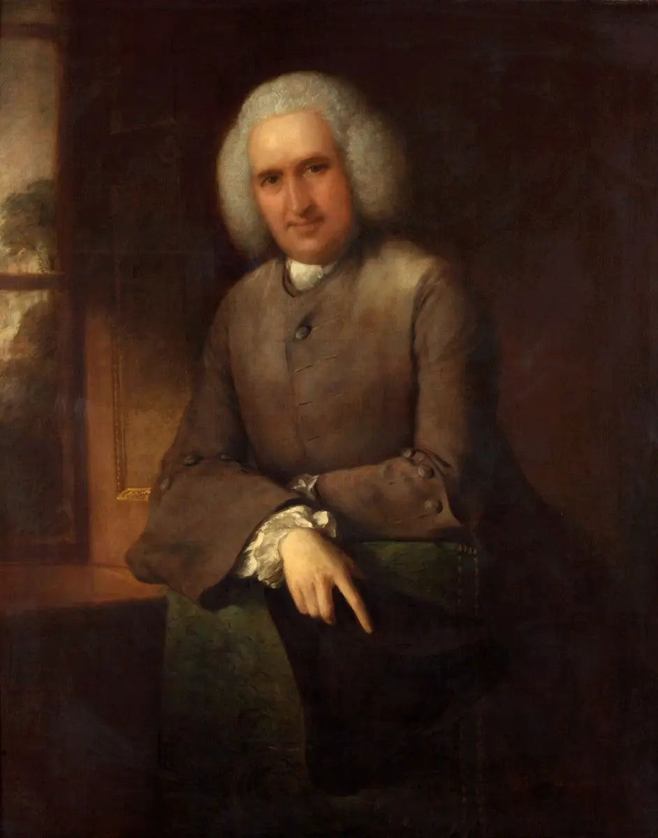 Docteur Abel Moysey (1715–1780) - Thomas Gainsborough image 1 reproduction artisanale de tableau