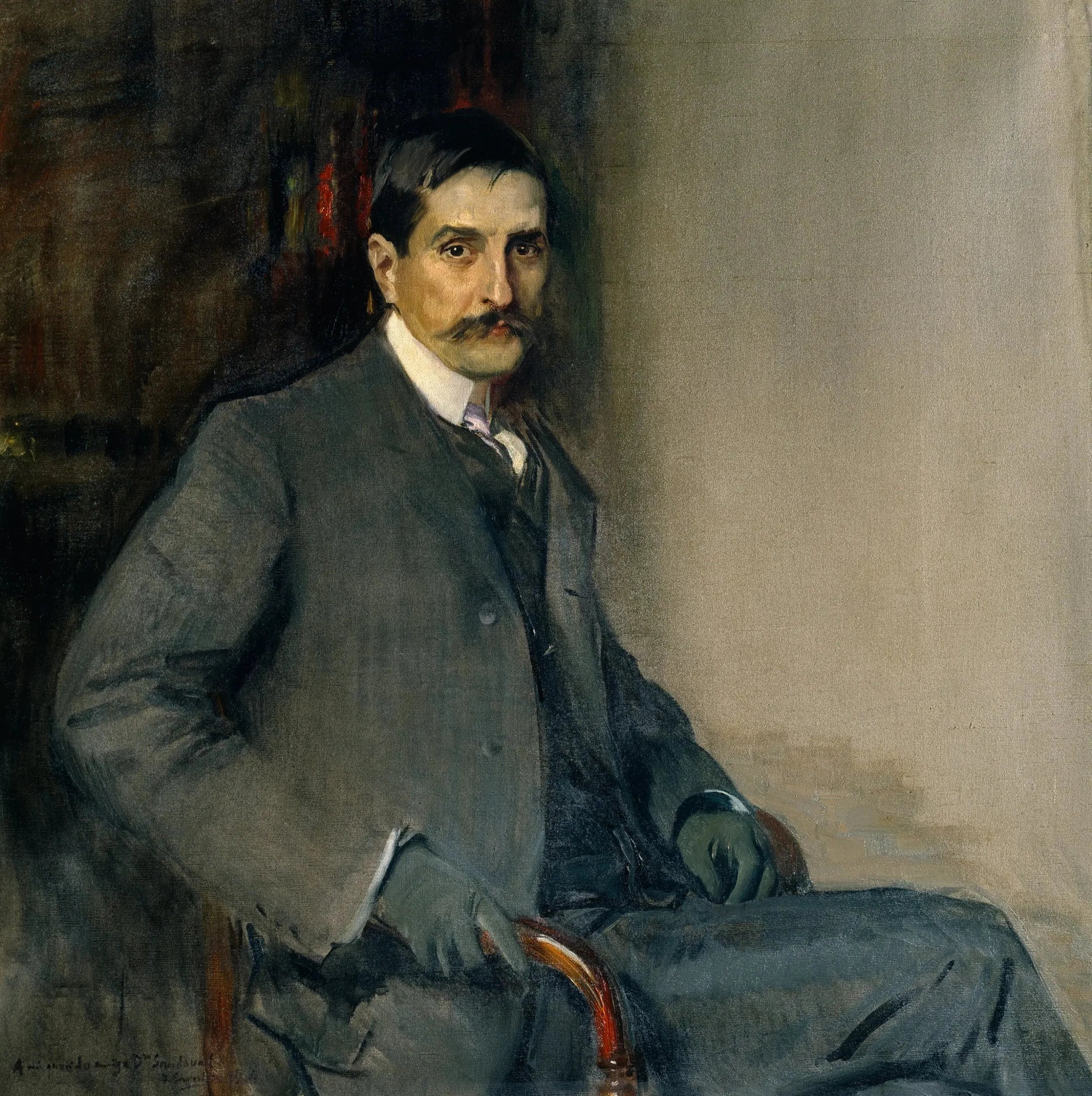 Docteur Francisco Rodríguez de Sandoval - Joaquín Sorolla image 1 tableau peint à l’huile sur toile