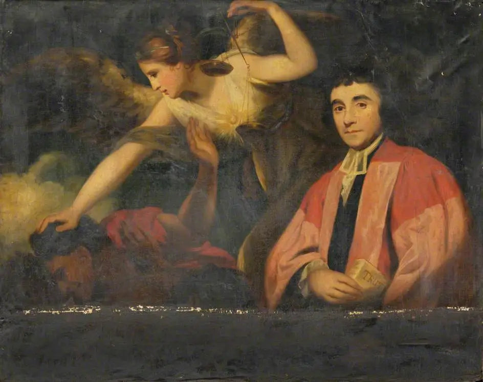 Docteur James Beattie (1735–1803) - Joshua Reynolds image 1 copie peinte à la main à l’huile