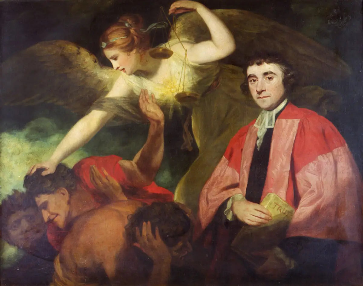 Docteur James Beattie (1735–1803) - Joshua Reynolds image 1 tableau peint à l’huile sur toile