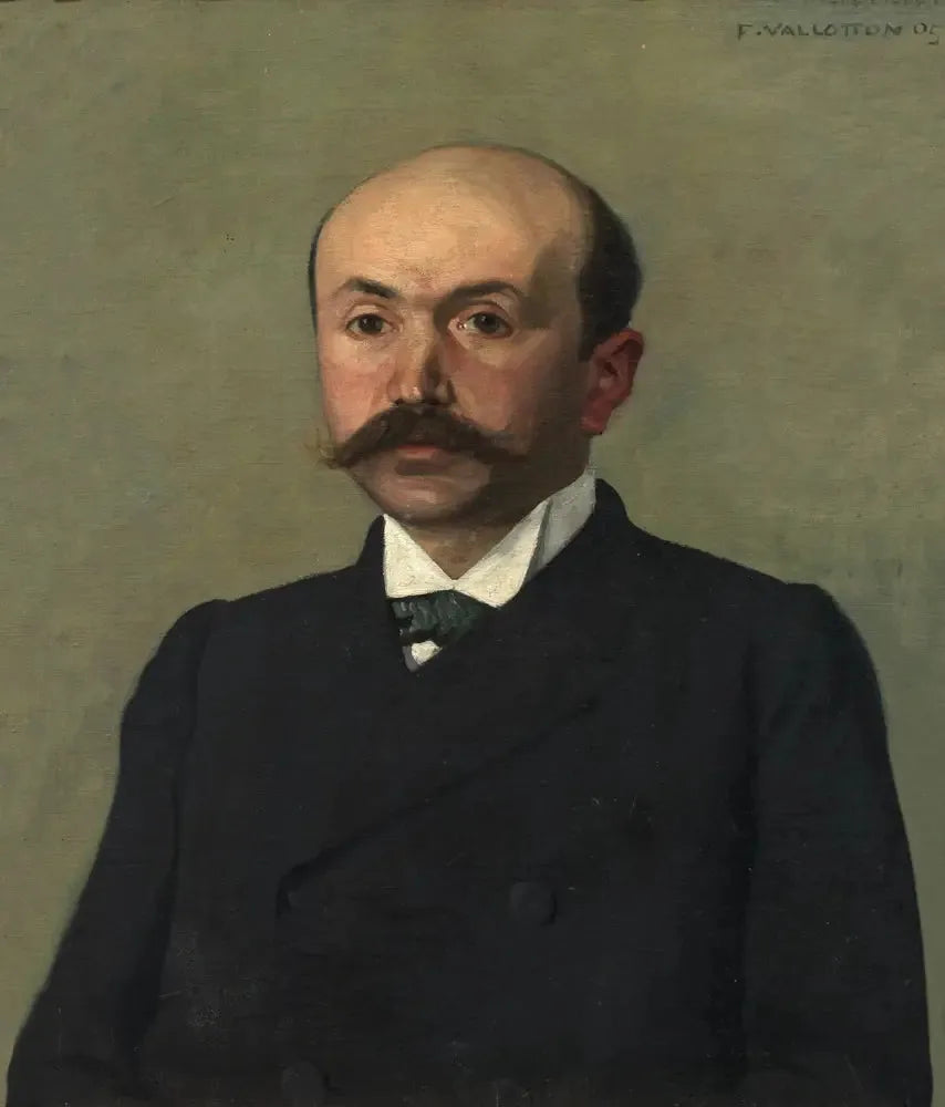 Docteur Louis Moret - Félix Vallotton image 1 reproduction artisanale de tableau