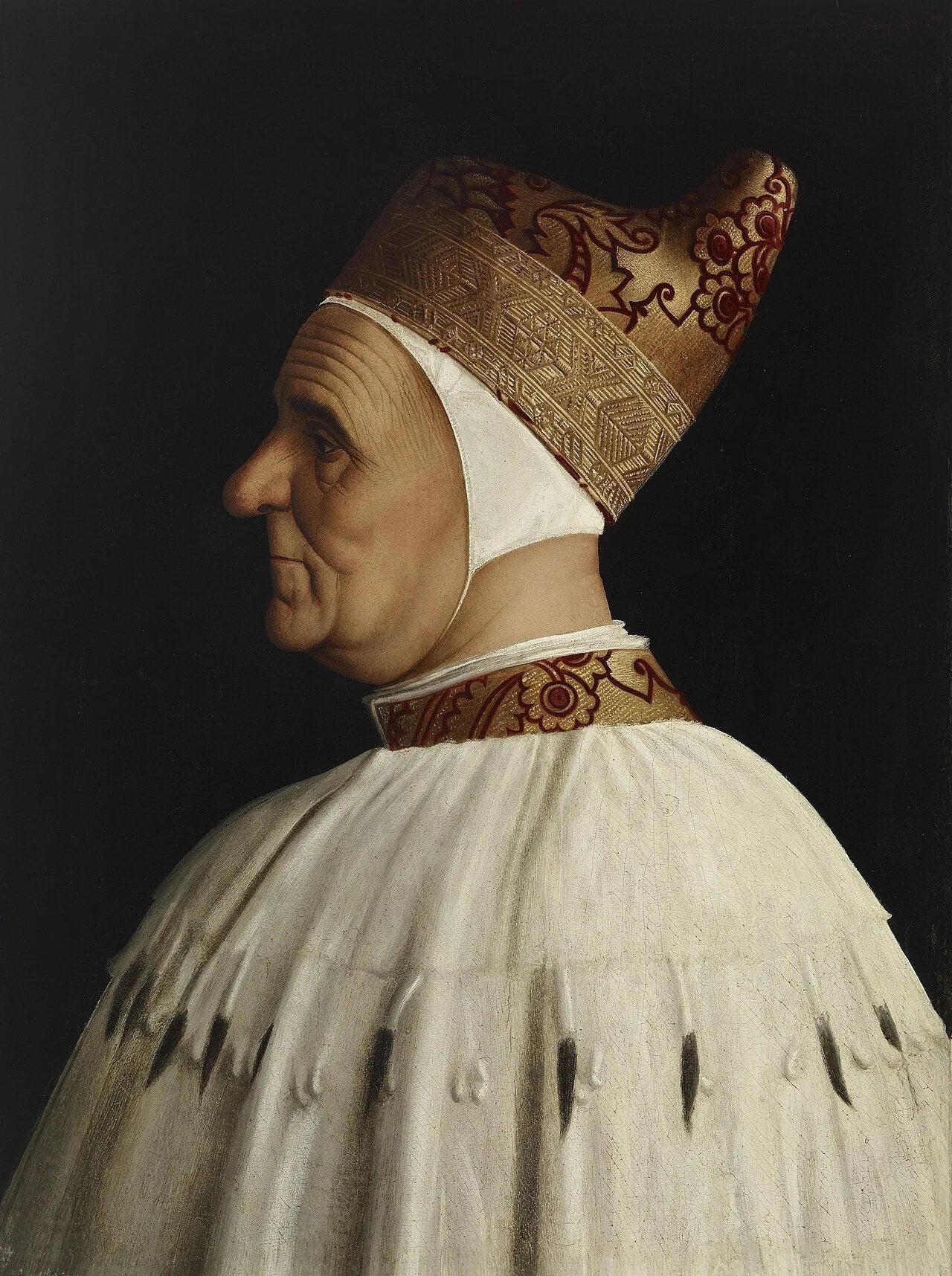 Doge Giovanni Mocenigo - Gentile Bellini image 1 reproduction artisanale de tableau