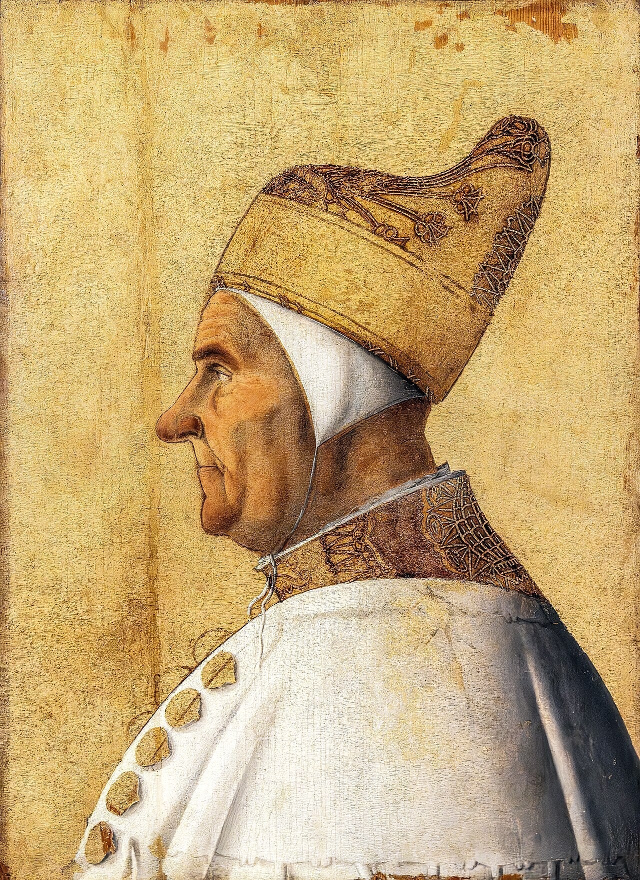 Doge Giovanni Mocenigo - Gentile Bellini image 1 reproduction de peinture à l’huile