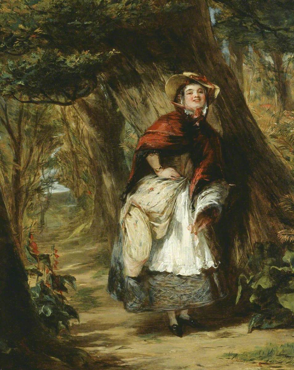Dolly Varden - William Powell Frith image 1 copie peinte à la main à l’huile