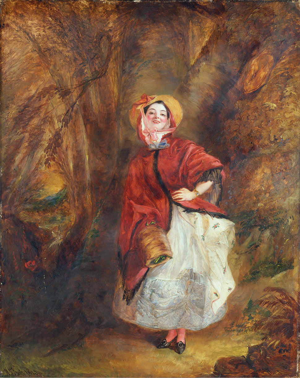 Dolly Varden - William Powell Frith image 1 reproduction de peinture à l’huile