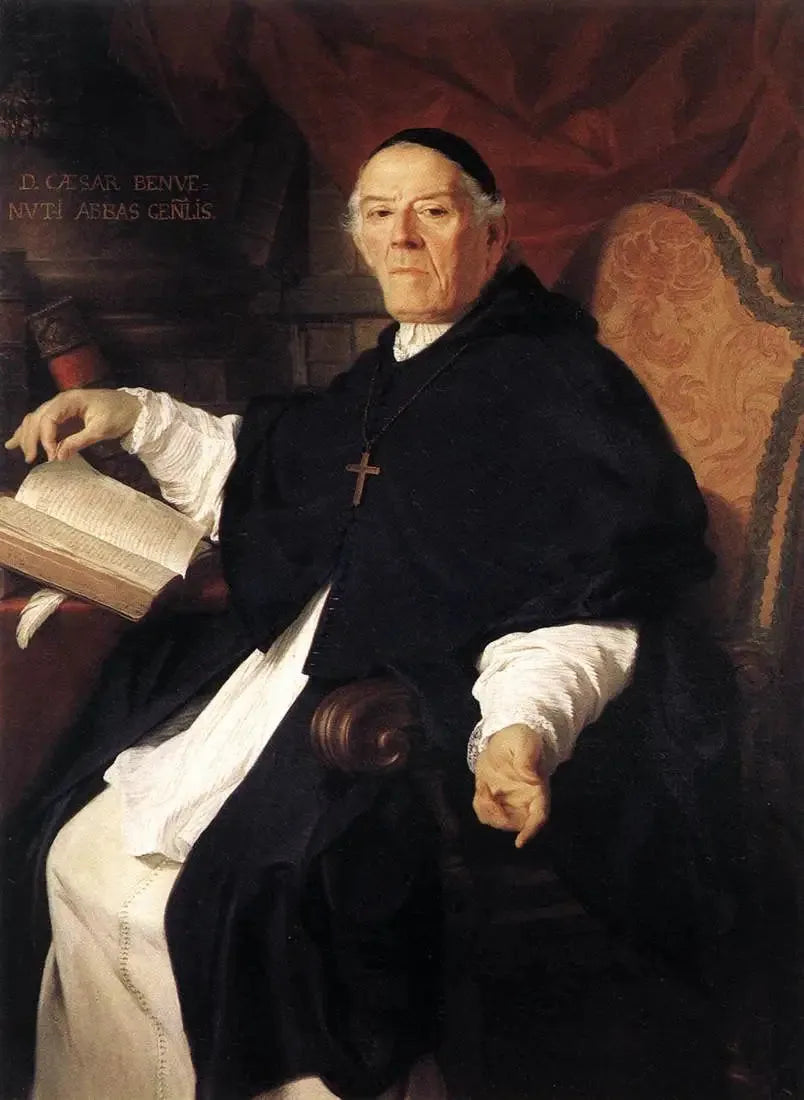Dom Cesare Benvenuti - Pierre Subleyras image 1 reproduction d’œuvre d’art à l’huile