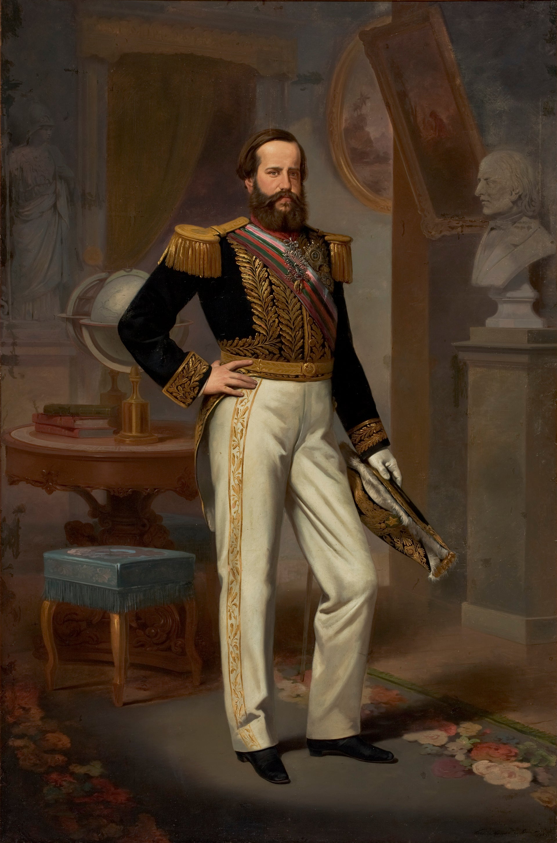 Dom Pedro II image 1 reproduction peinte à la main