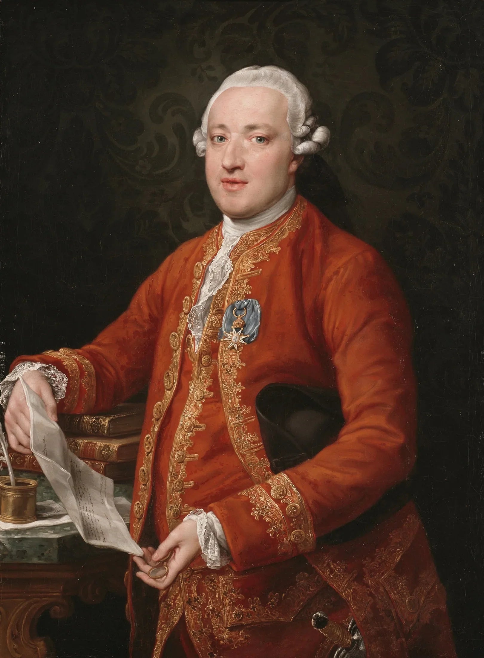 Don José Moñino y Redondo, comte de Floridablanca - Pompeo Batoni image 1 reproduction réalisée par Alpha Reproduction