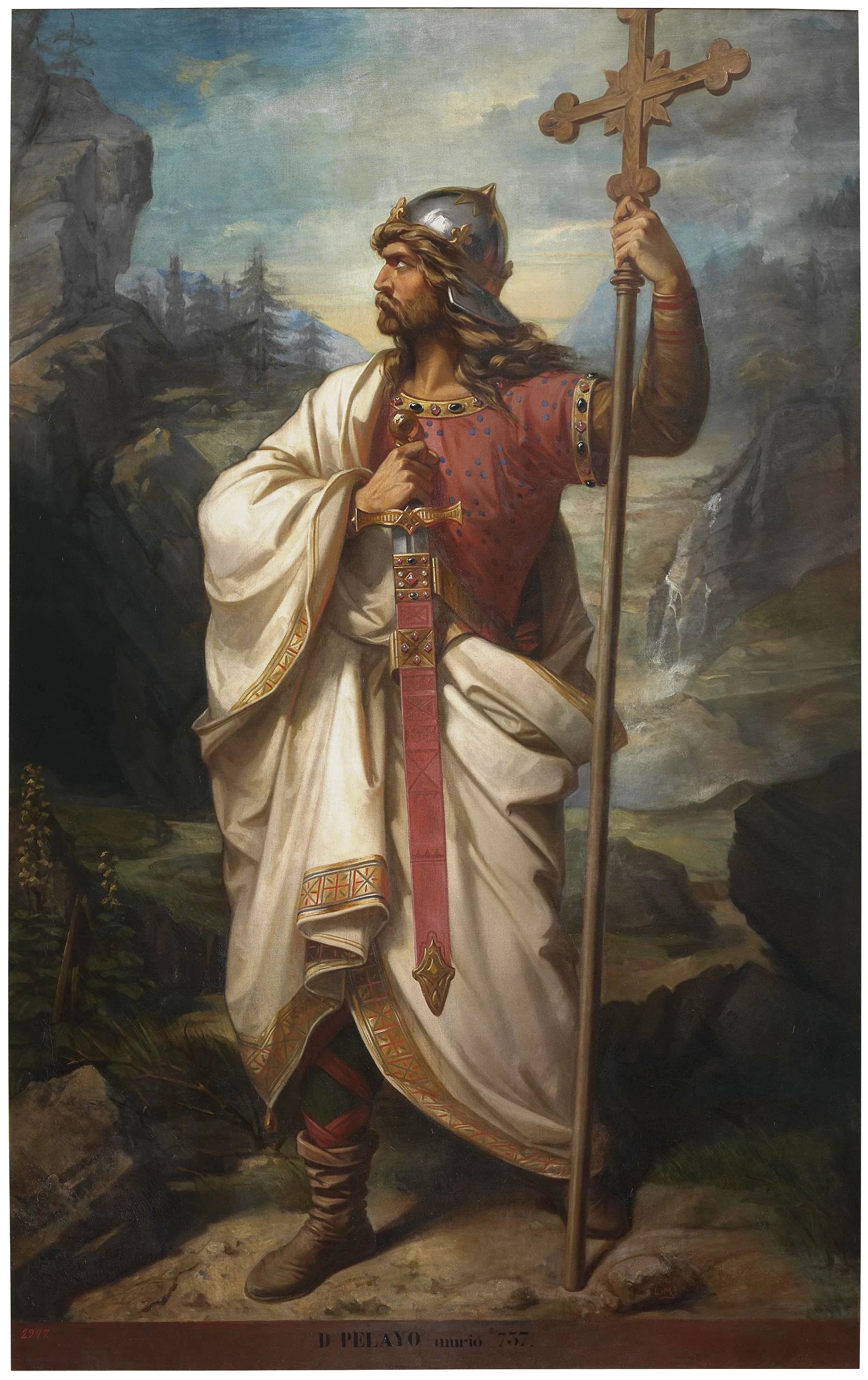 Don Pelayo, roi des Asturies - Luis de Madrazo