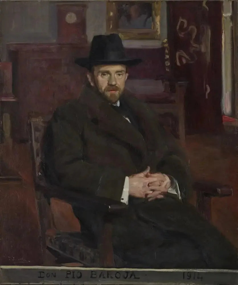 Don Pio Baroja et Nessi - Joaquín Sorolla image 1 reproduction de peinture à l’huile