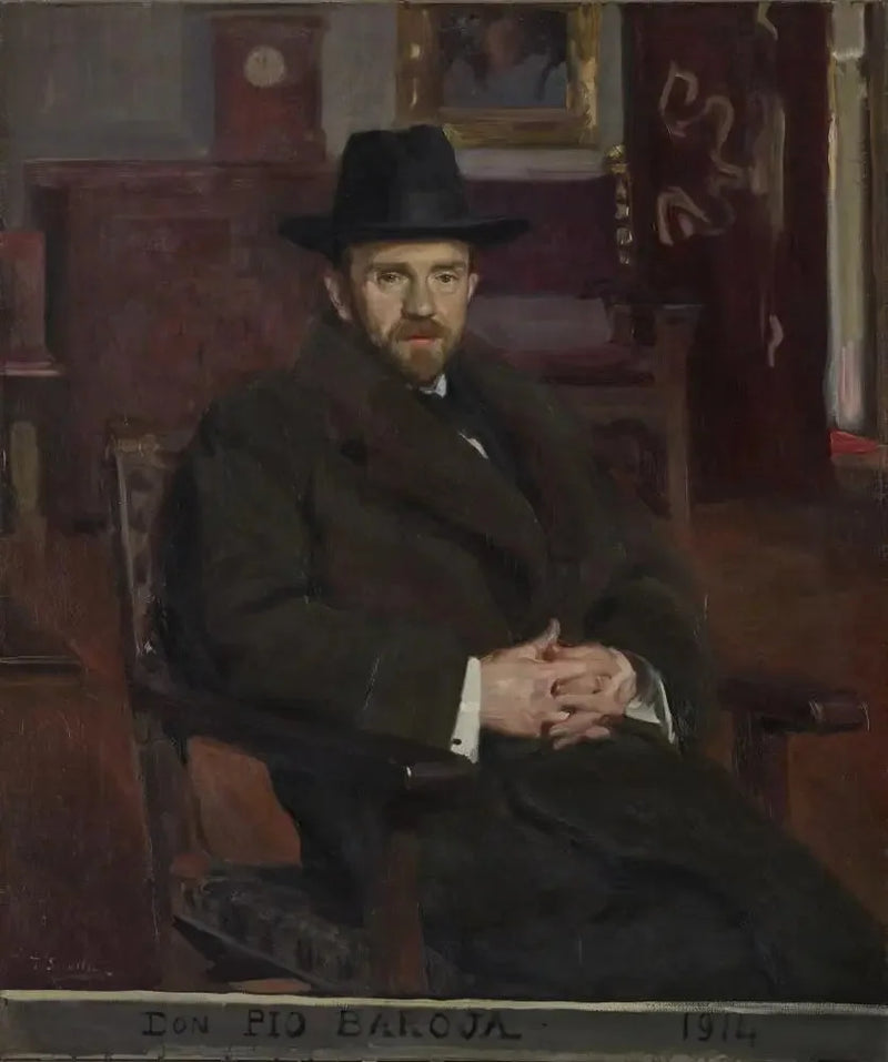 Don Pio Baroja et Nessi - Joaquín Sorolla