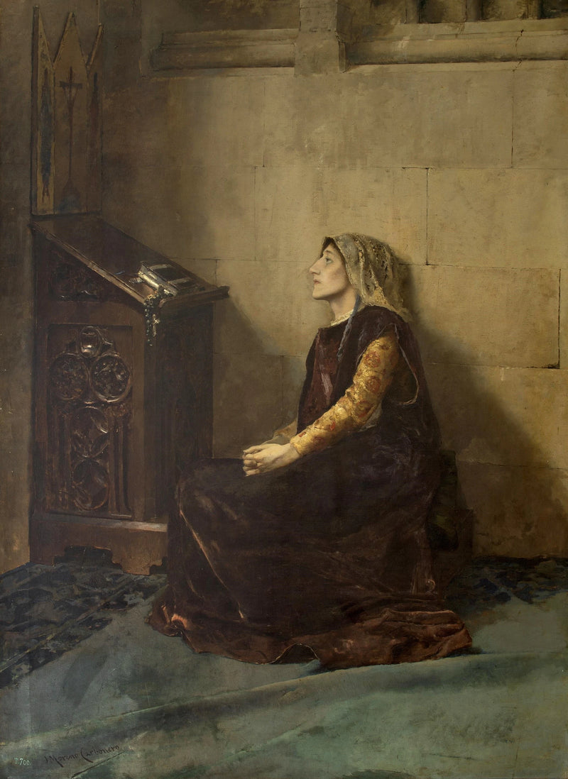 Doña Blanca de Navarra - José Moreno Carbonero