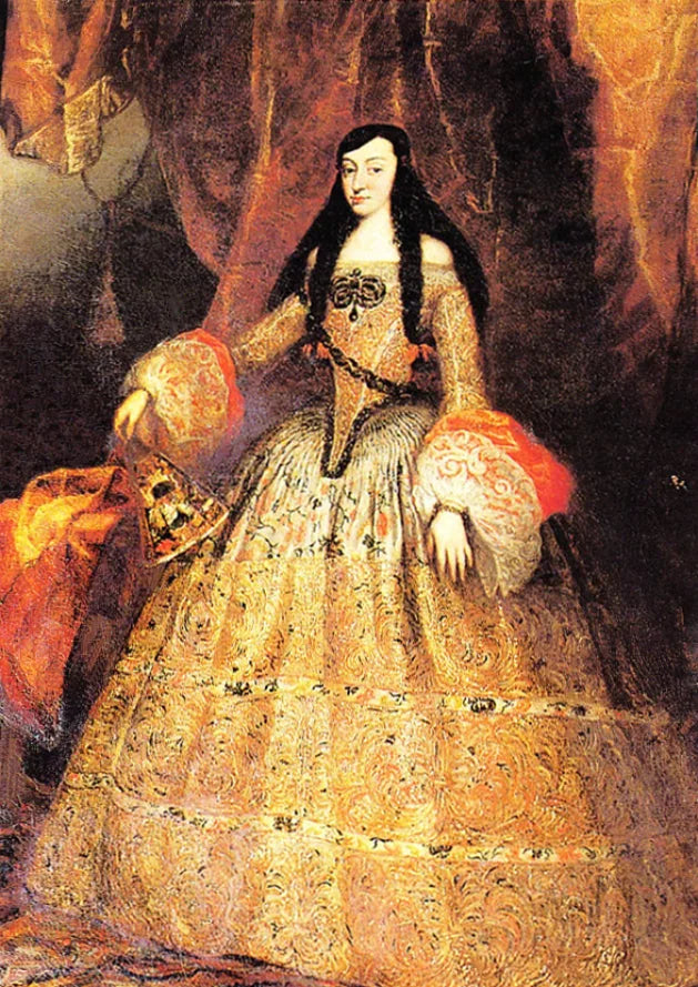 Doña María Luisa de Orleans - Juan Carreño de Miranda image 1 reproduction de peinture à l’huile