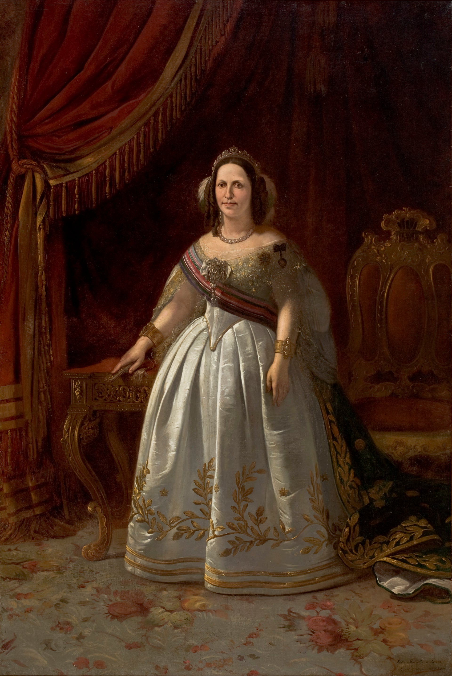 Dona Teresa Cristina image 1 reproduction peinte à la main