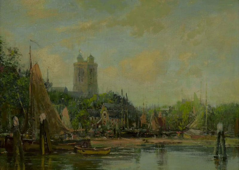 Dordrecht, la cathédrale - Eugène Boudin