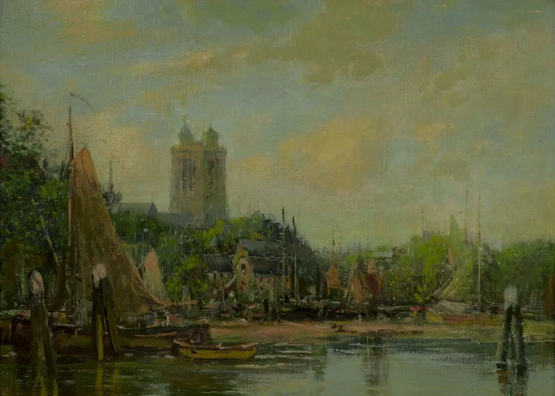 Dordrecht, la cathédrale - Eugène Boudin