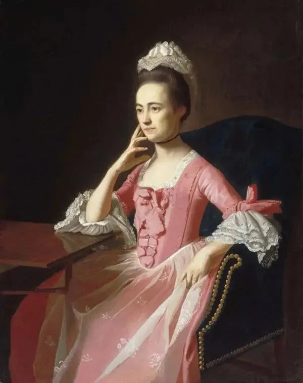 Dorothy Quincy (Madame John Hancock) - John Singleton Copley image 1 reproduction réalisée par Alpha Reproduction