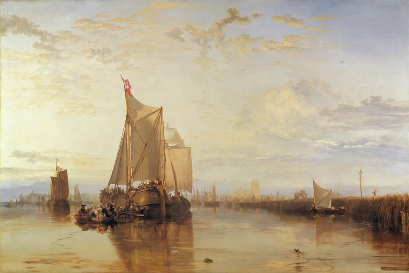 Dort, or Dordrecht: The Dort packet-boat from Rotterdam becalmed - J. M. W. Turner