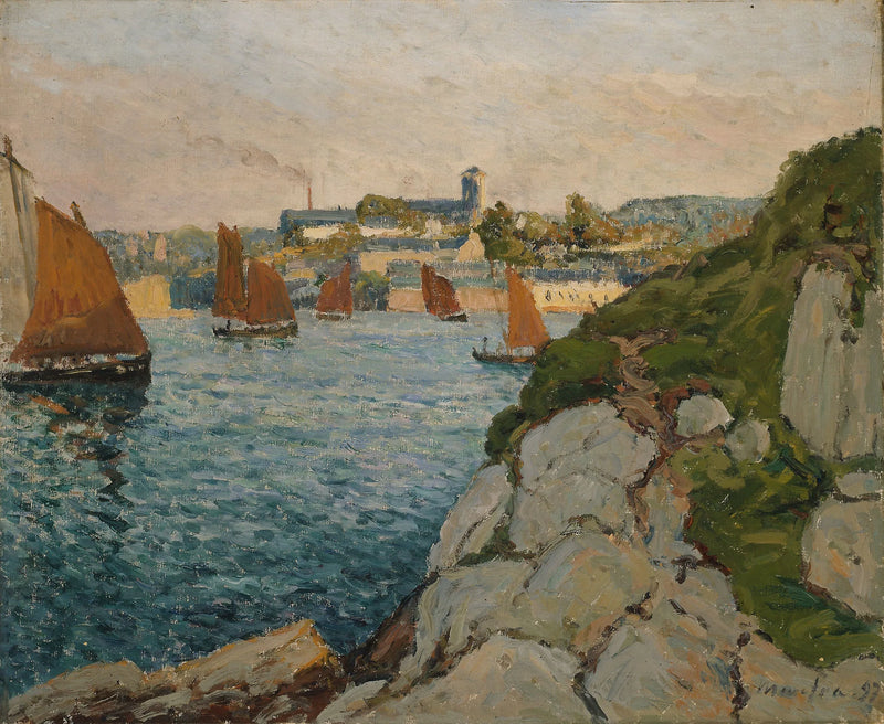 Douarnenez la ville éclairée - Maxime Maufra