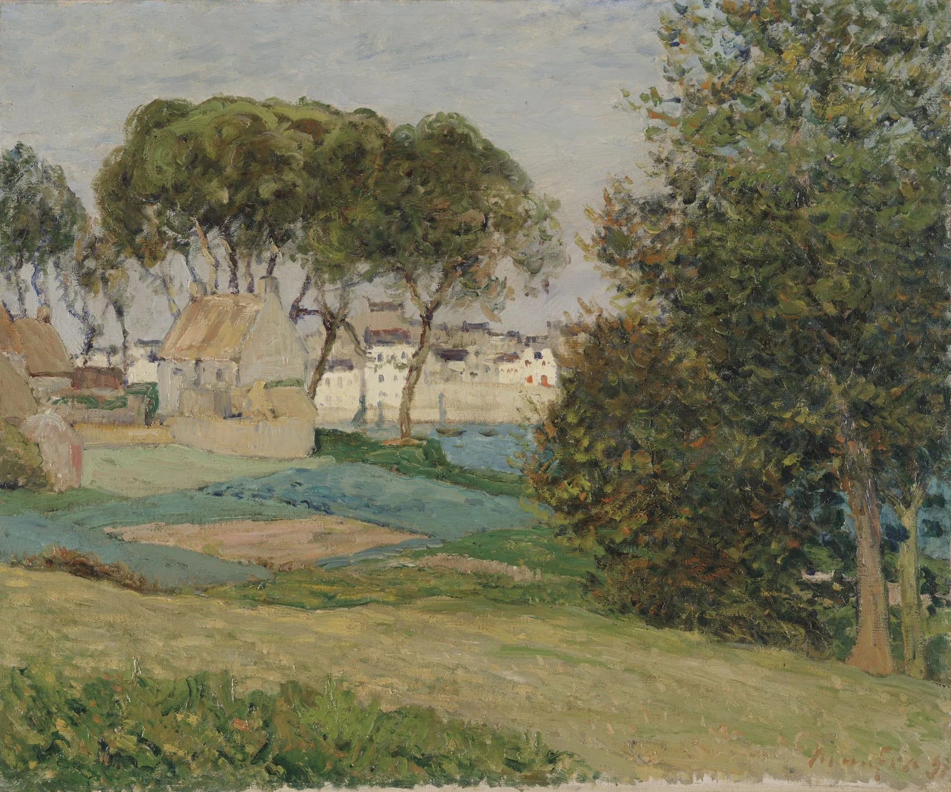 Douarnenez, Paysage d'octobre - Maxime Maufra image 1 copie de tableau peinte à la main