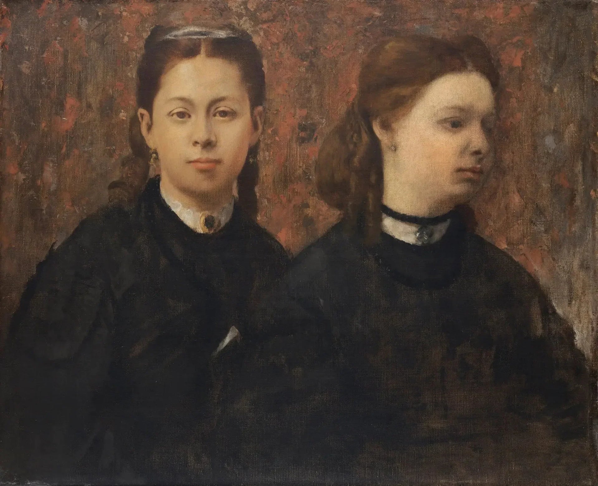 Double Portrait - Les Cousins du Peintre - Edgar Degas image 1 copie de tableau peinte à la main