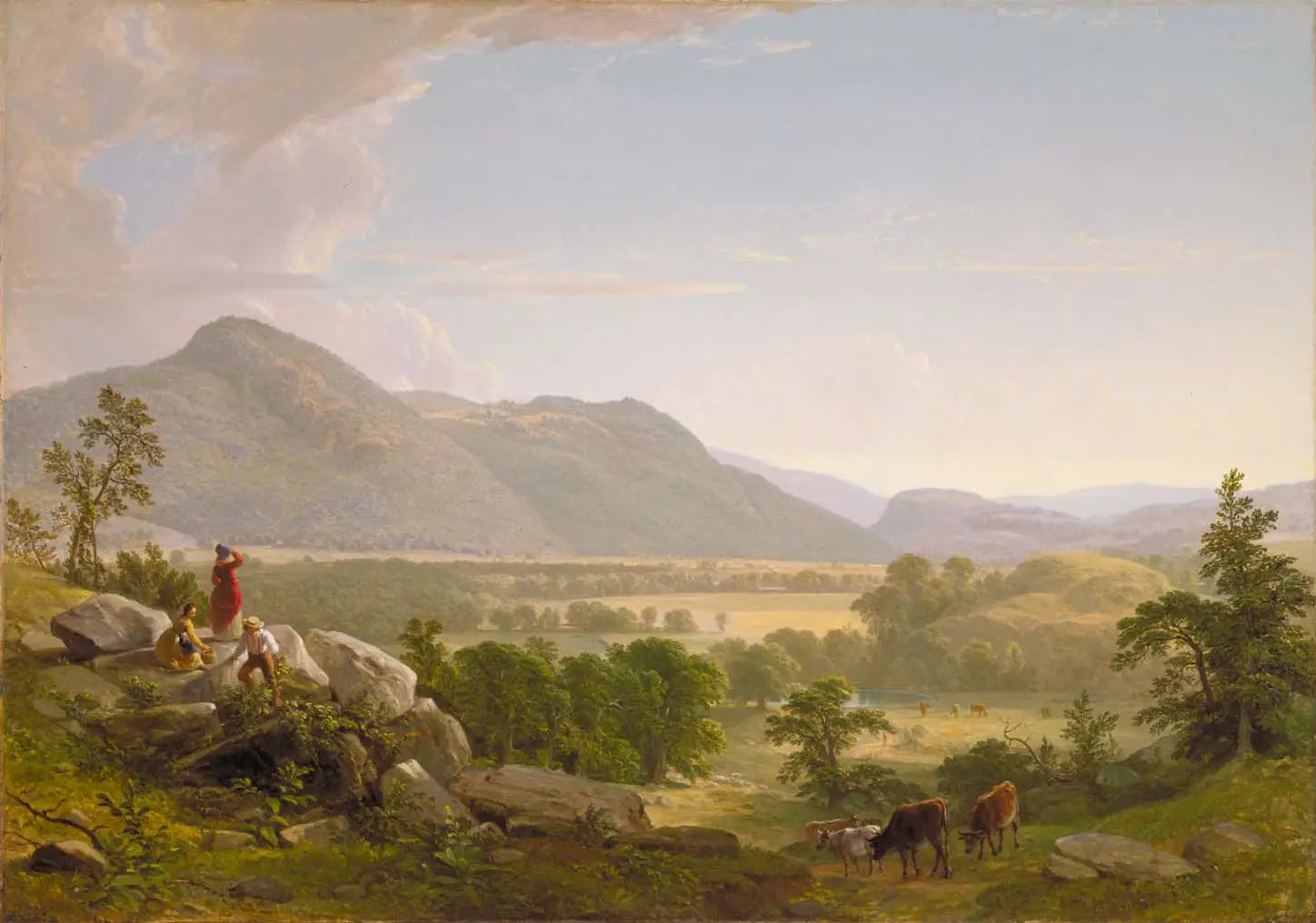 Dover Plains, comté de Dutchess, New York - Asher Brown Durand image 1 copie peinte à la main à l’huile
