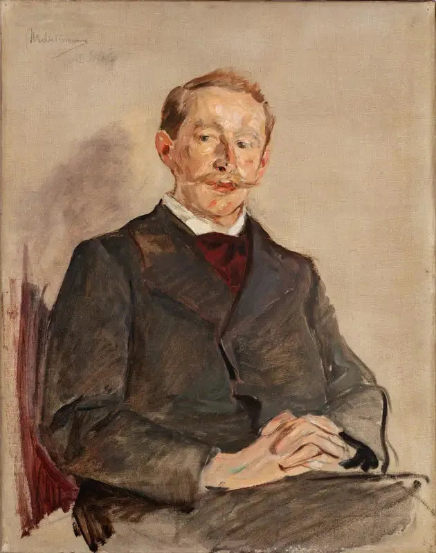 Dr Max Linde - Max Liebermann image 1 reproduction artisanale de tableau