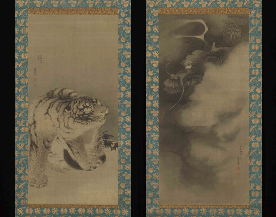 Dragon et tigre - Maruyama Ōkyo