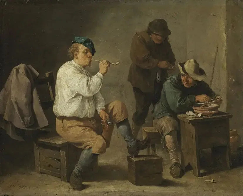 Drei Bauern - David Teniers le Jeune