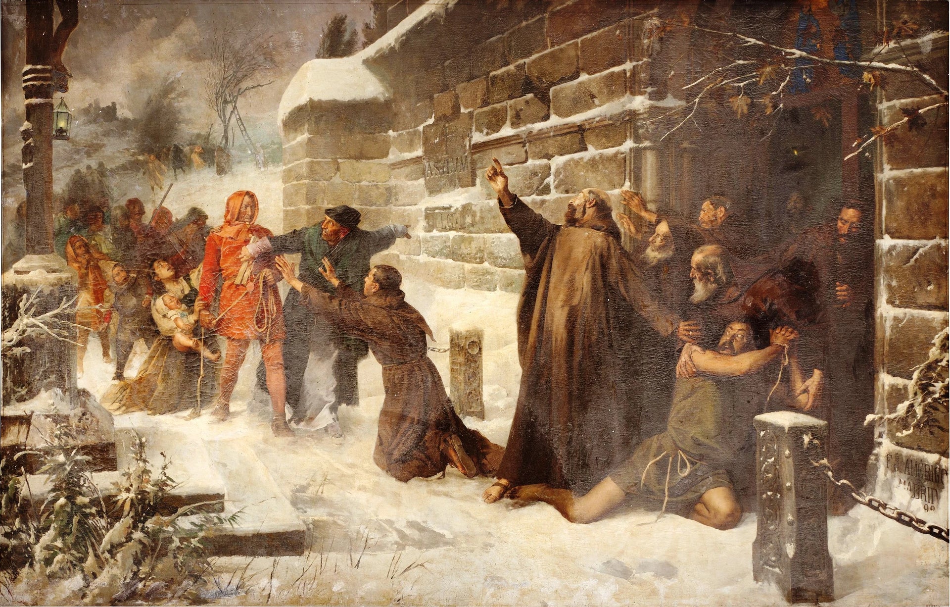 Le droit d'asile - Francisco Javier Amérigo y Aparici