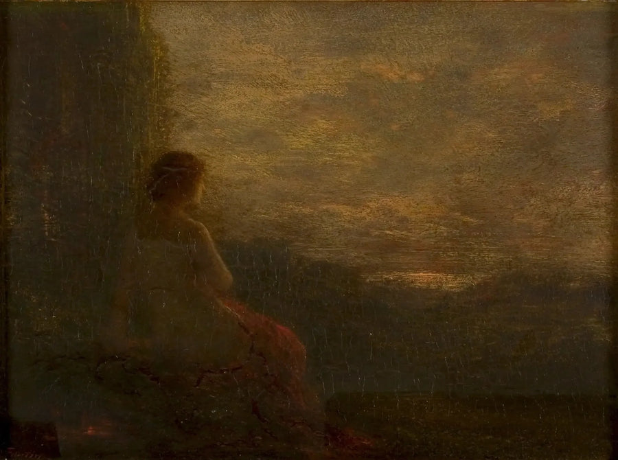 Dromerij bij zonsondergang (Rêverie) - Henri Fantin-Latour
