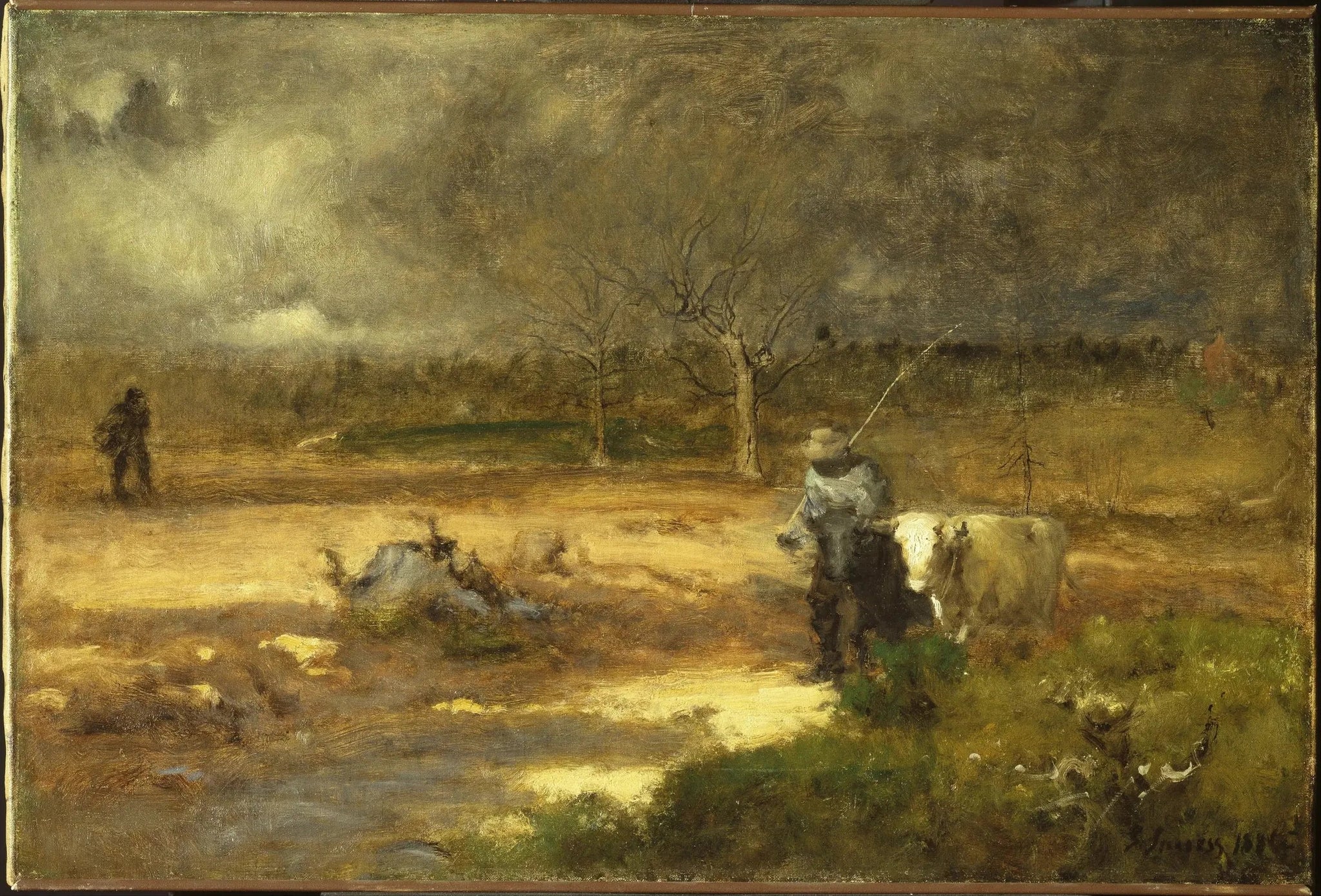 Du retour - George Inness image 1 reproduction artisanale de tableau