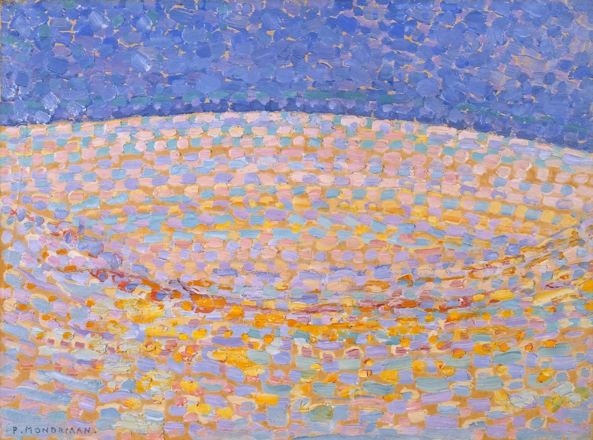 Dune III - Piet Mondrian image 1 copie de tableau peinte à la main