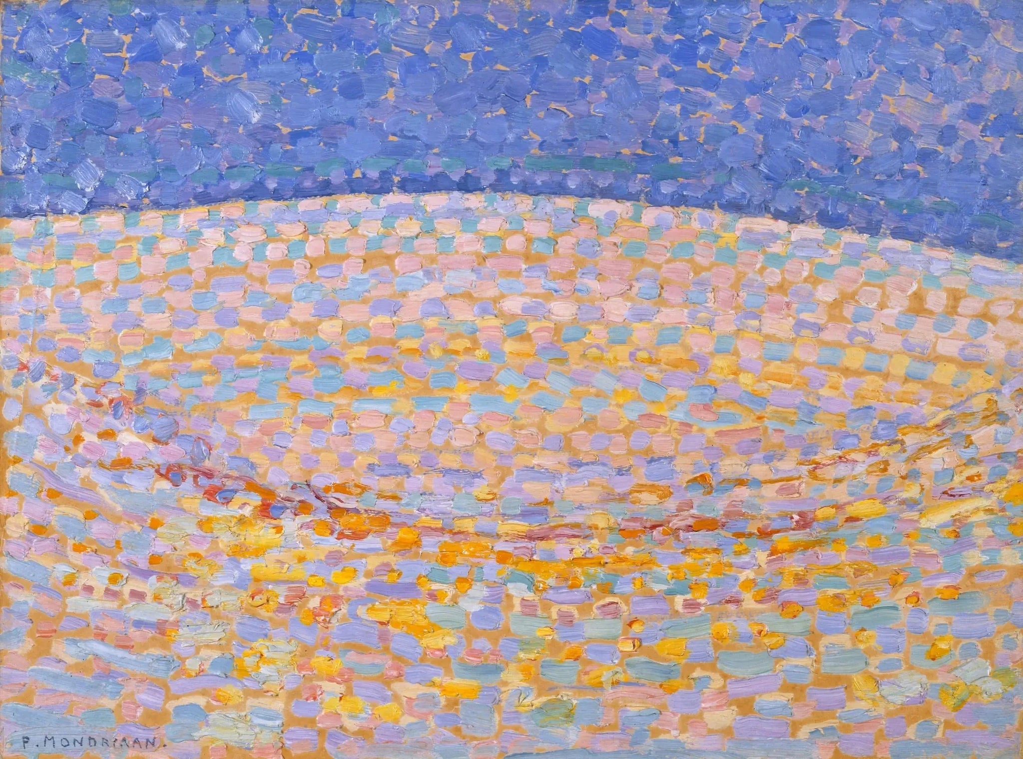 Dune III - Piet Mondrian image 1 copie de tableau peinte à la main