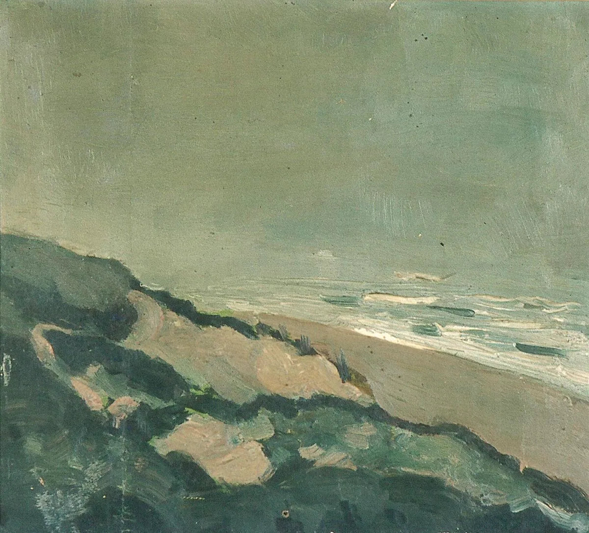 Dunes en bord de mer - Theo van Doesburg image 1 reproduction artisanale de tableau