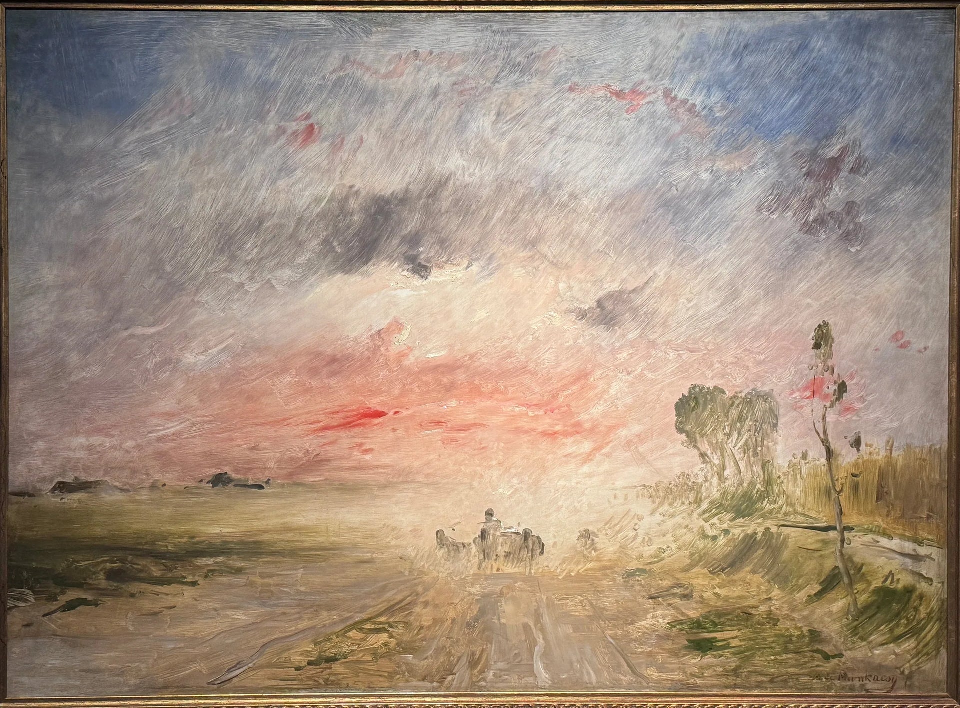 Dusty Road II - Mihaly Munkacsy image 1 reproduction de peinture à l’huile