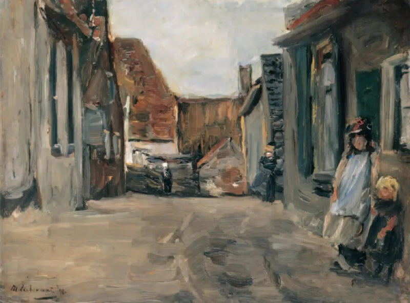 Dutch village street Zandvoort - Max Liebermann