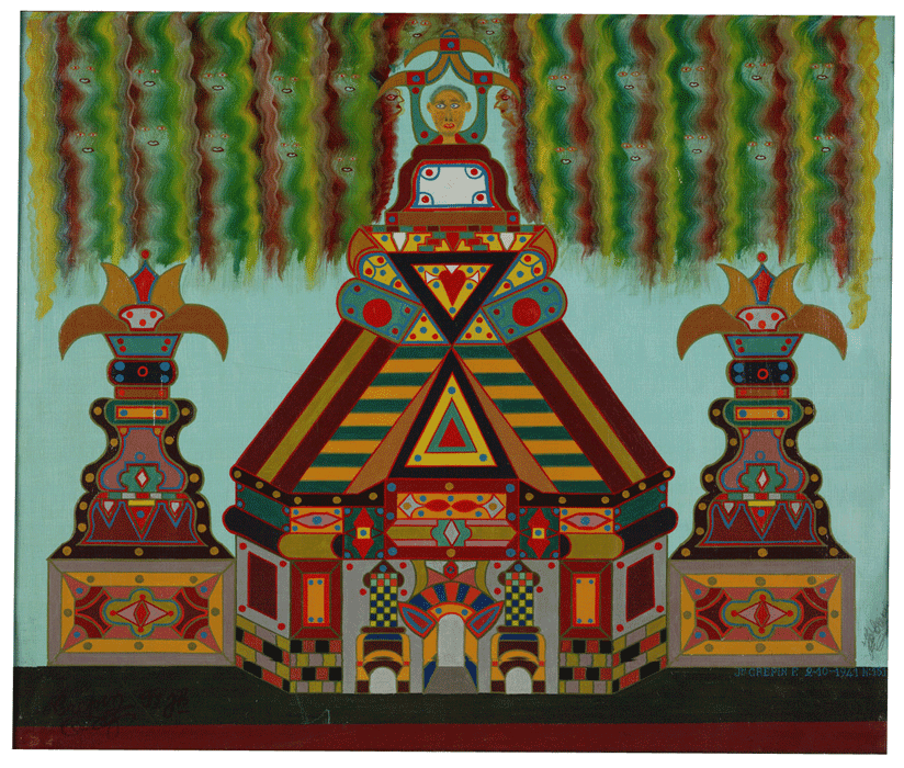 Composition n°151, Fleury-Joseph Crépin, 1941, huile sur toile