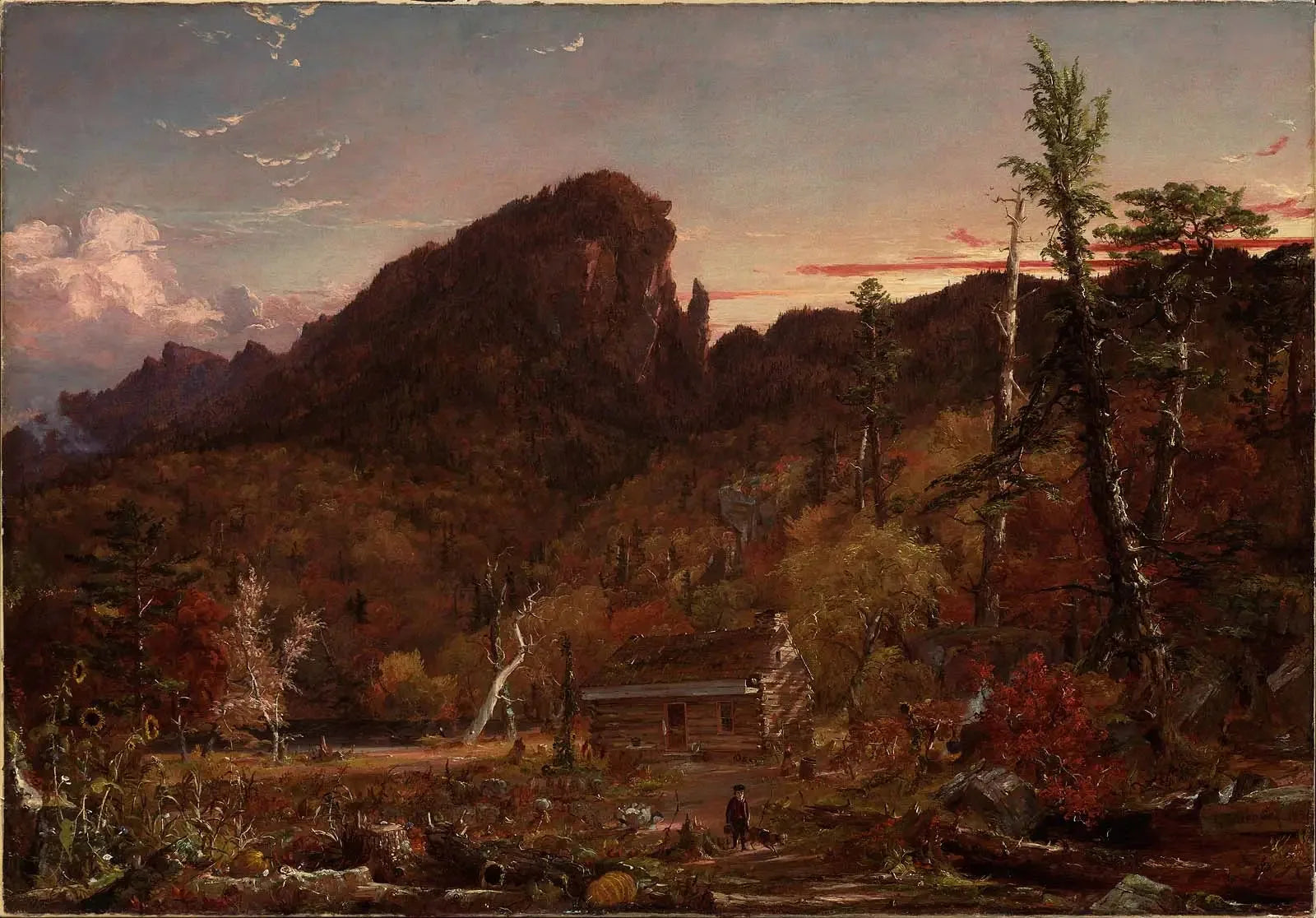 Eagle Cliff, New Hampshire - Jasper Francis Cropsey image 1 copie de tableau peinte à la main