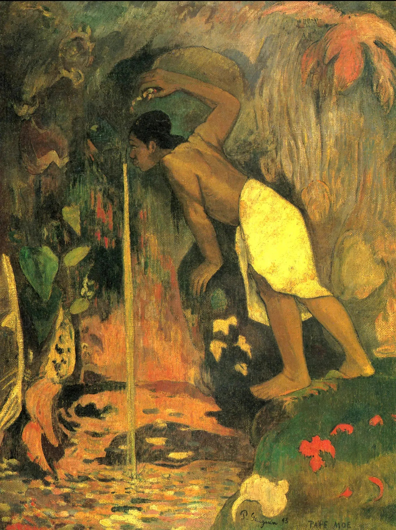 Eau mystérieuse - Paul Gauguin image 1 tableau peint à l’huile sur toile