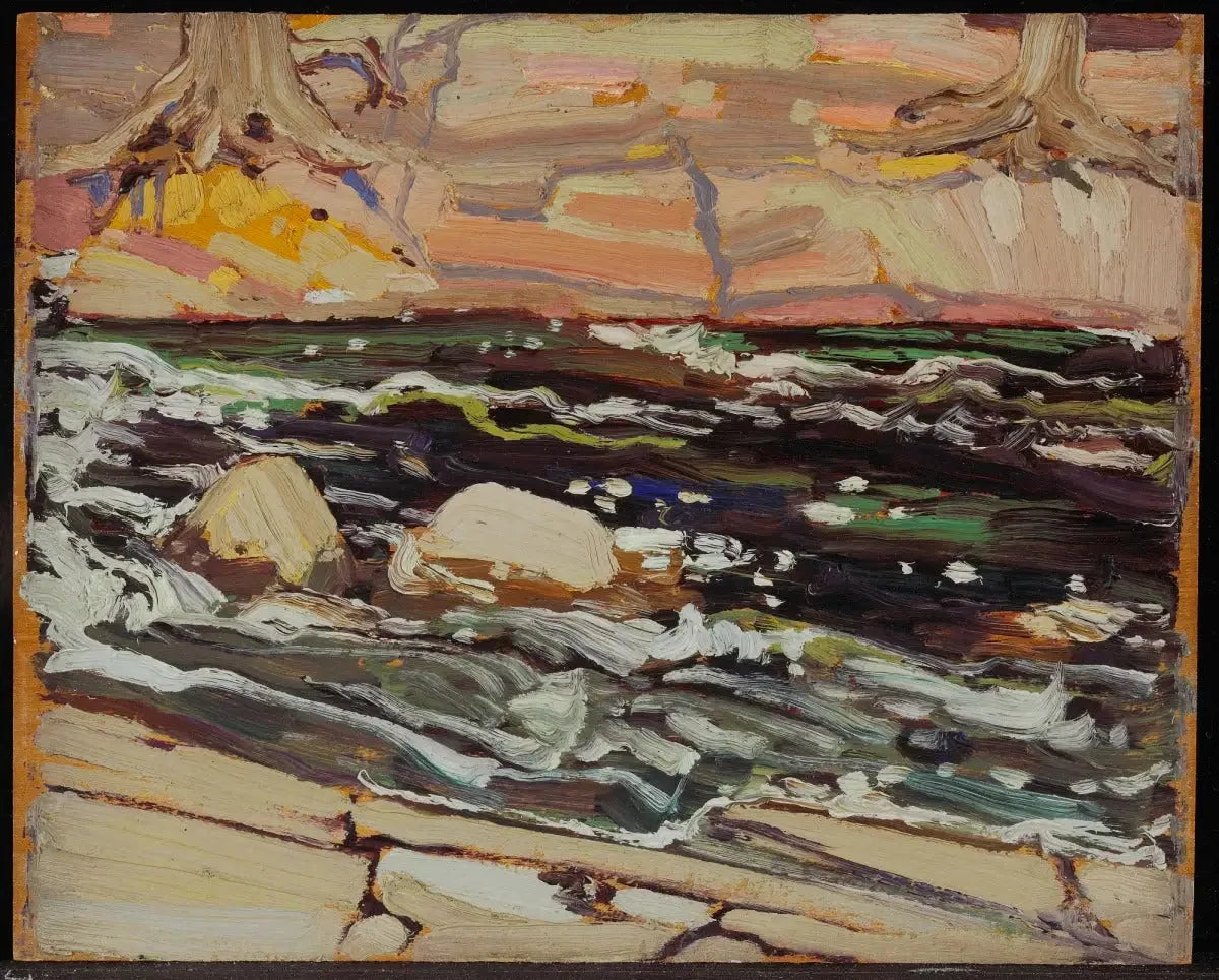 Eaux sombres - Tom Thomson image 1 reproduction d’œuvre d’art à l’huile