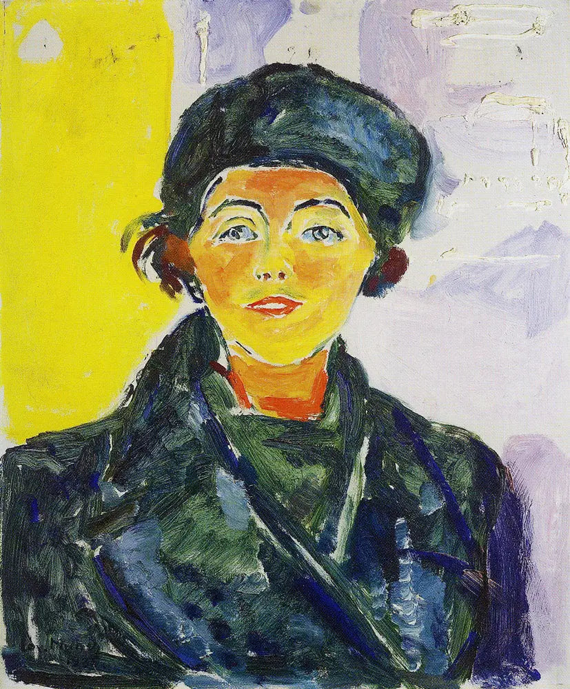 Ebba Ridderstad - Edvard Munch image 1 copie peinte à la main à l’huile