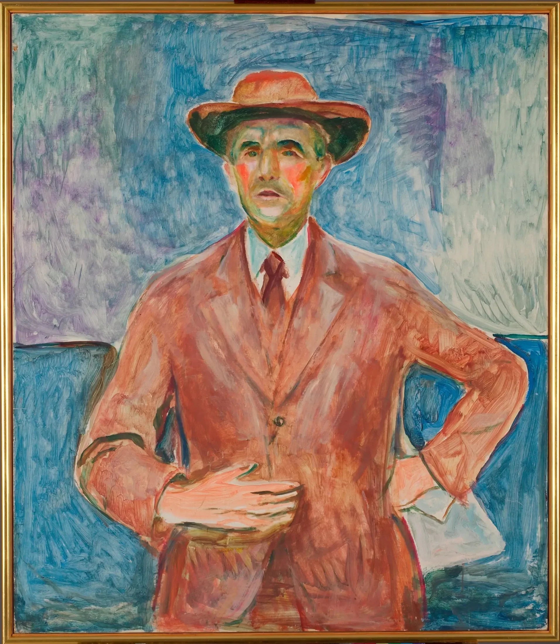 Eberhard Grisebach - Edvard Munch image 1 copie peinte à la main à l’huile