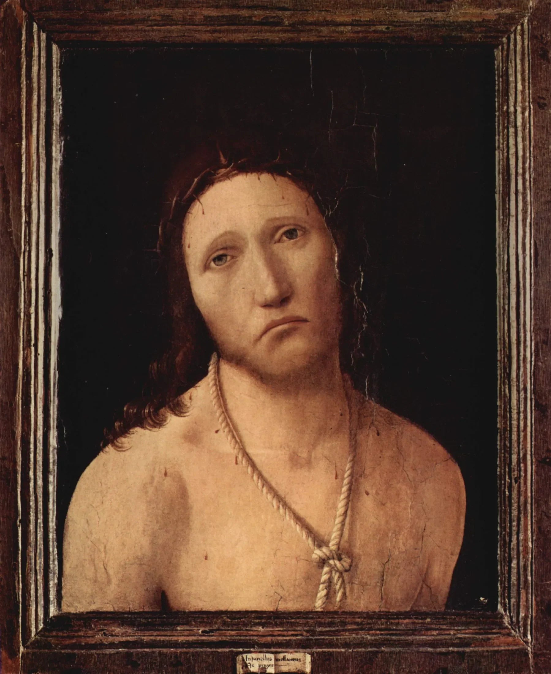 Ecce Homo - Antonello de Messine image 1 tableau peint à l’huile sur toile