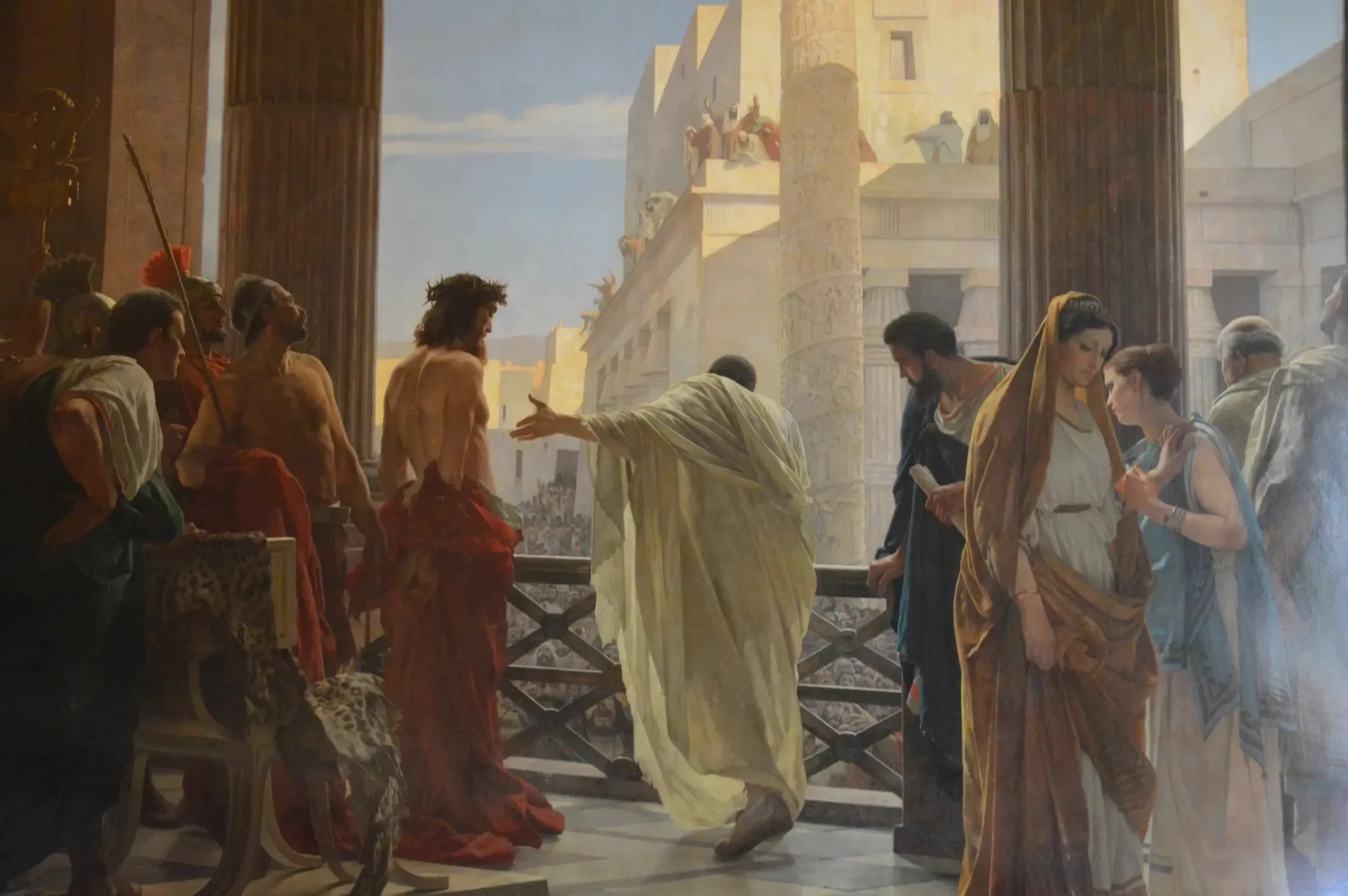 Ecce Homo - Antonio Ciseri image 1 reproduction d’œuvre d’art à l’huile