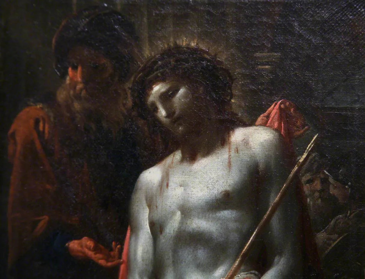 Ecce Homo (détail) - Corrado Giaquinto image 1 tableau peint à l’huile sur toile