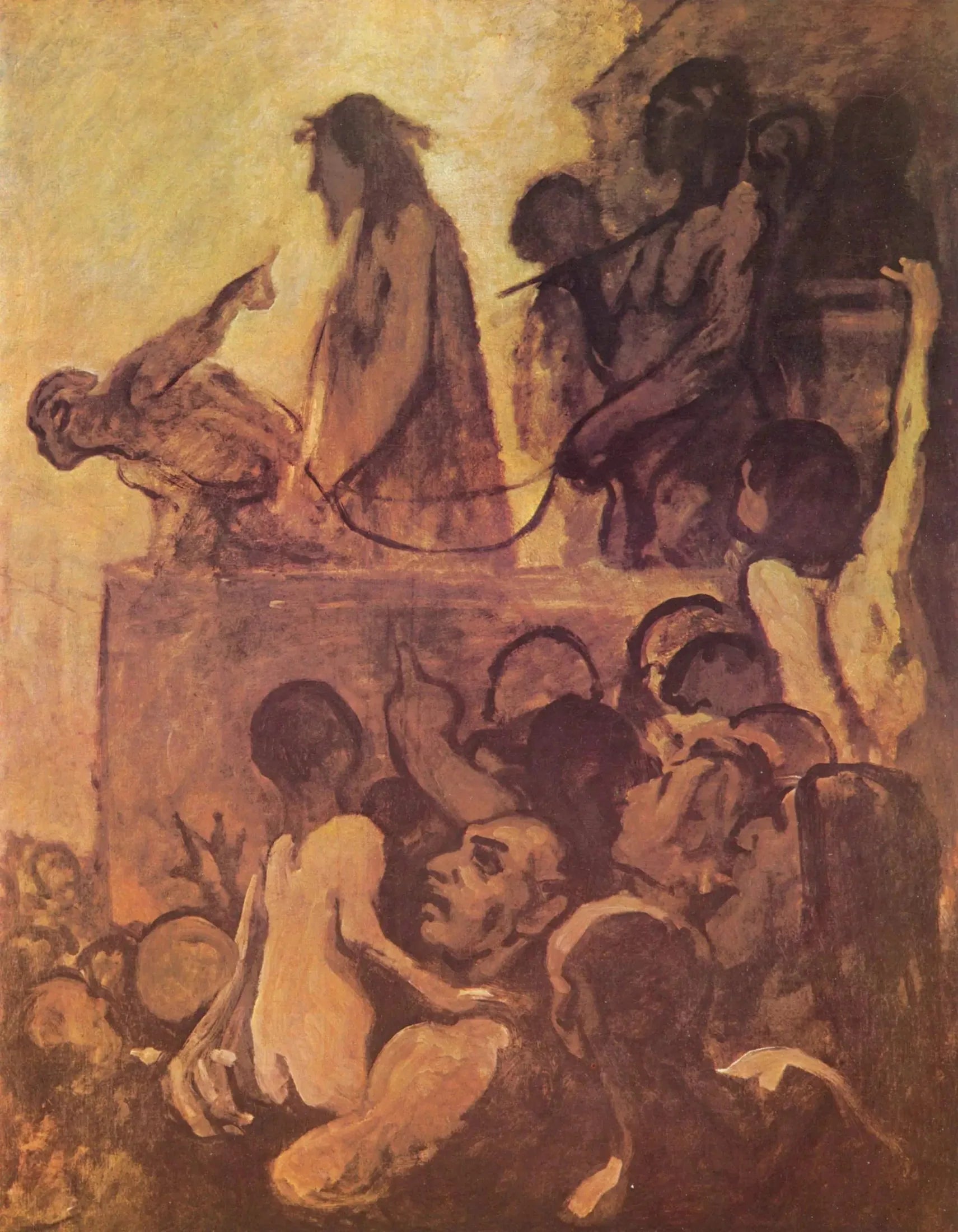 Ecce homo - Honoré Daumier image 1 copie de tableau peinte à la main