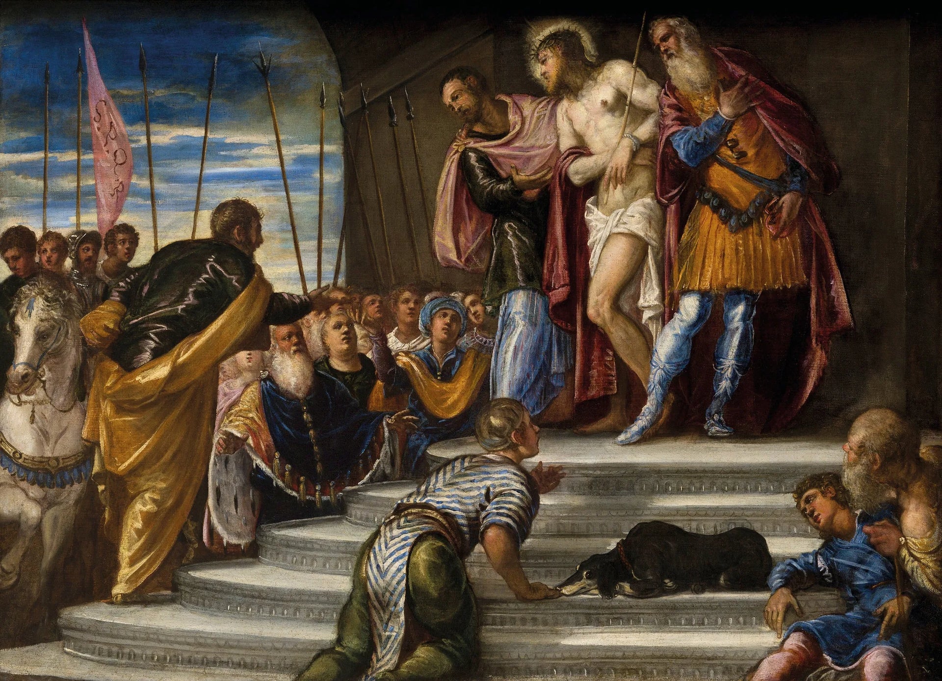 Ecce Homo - Jacopo Tintoretto image 1 copie peinte à la main à l’huile