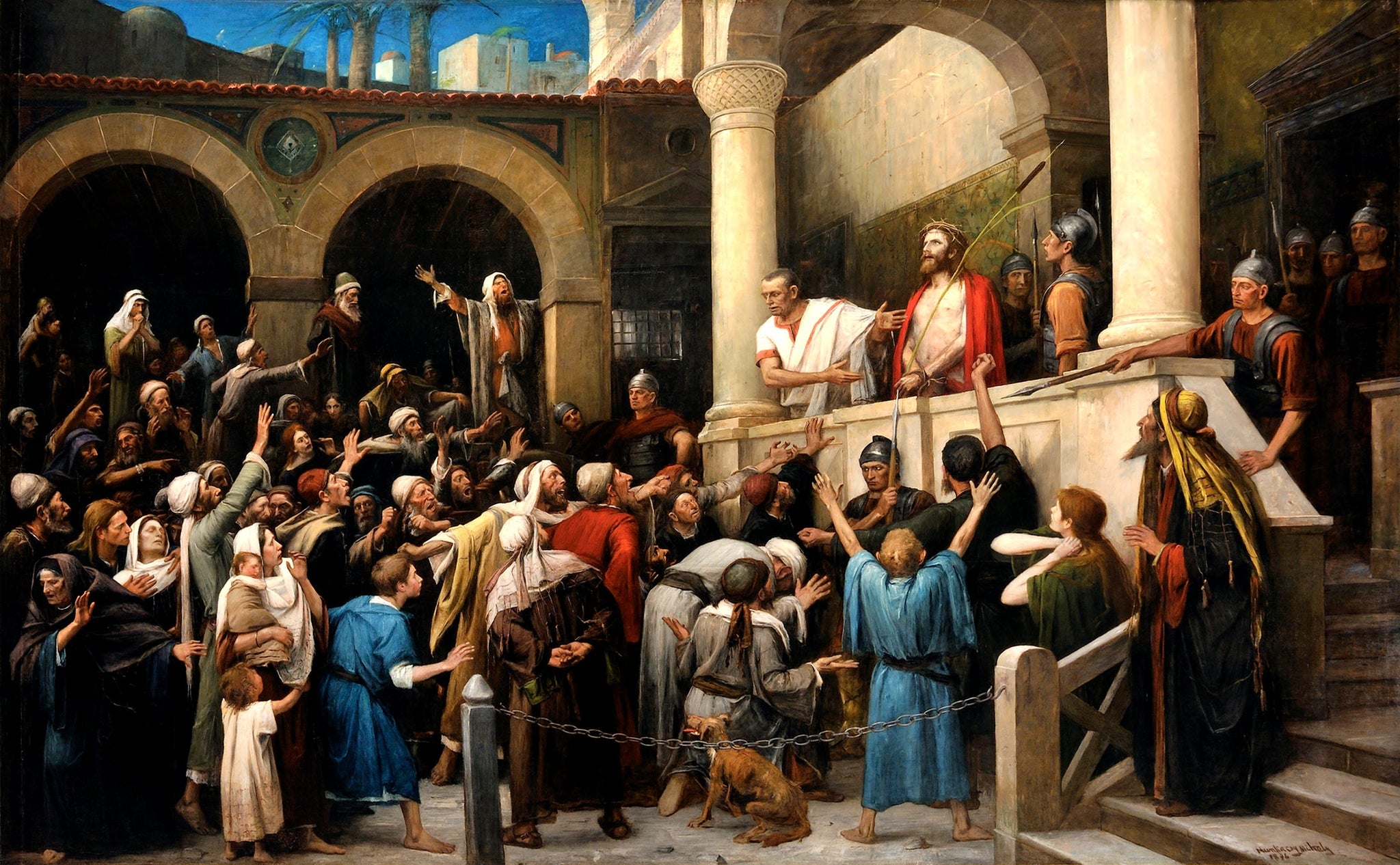 Ecce Homo - Mihály Munkácsy image 1 reproduction artisanale de tableau